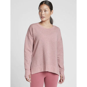 Athleta Balance Pullover Sweatshirt in Victorian‎ Berry Size Small